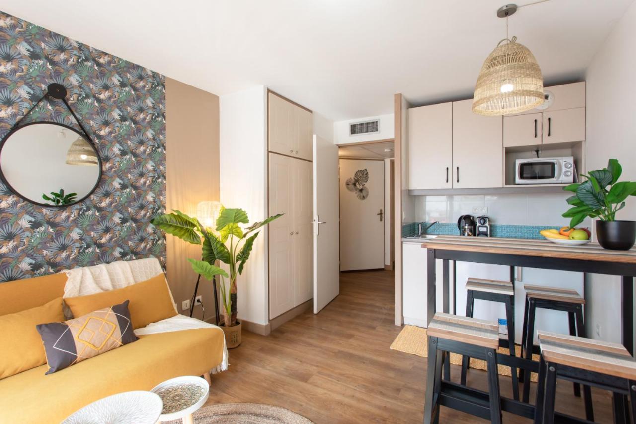 C1 Clemenceau Pool Balcony Bath Ac 2Mins Walk To Sand Beach Cannes Extérieur photo